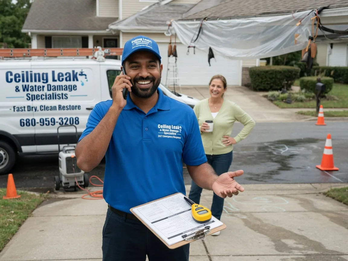 Ceiling Leak Cleanup Pleasant Dale, NE FAQs